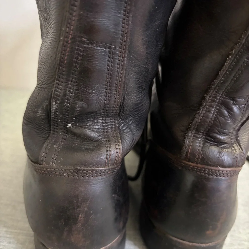Corcoran Jump Boots Men 7C Vintage 60s Army Military Leather Combat Cap Toe